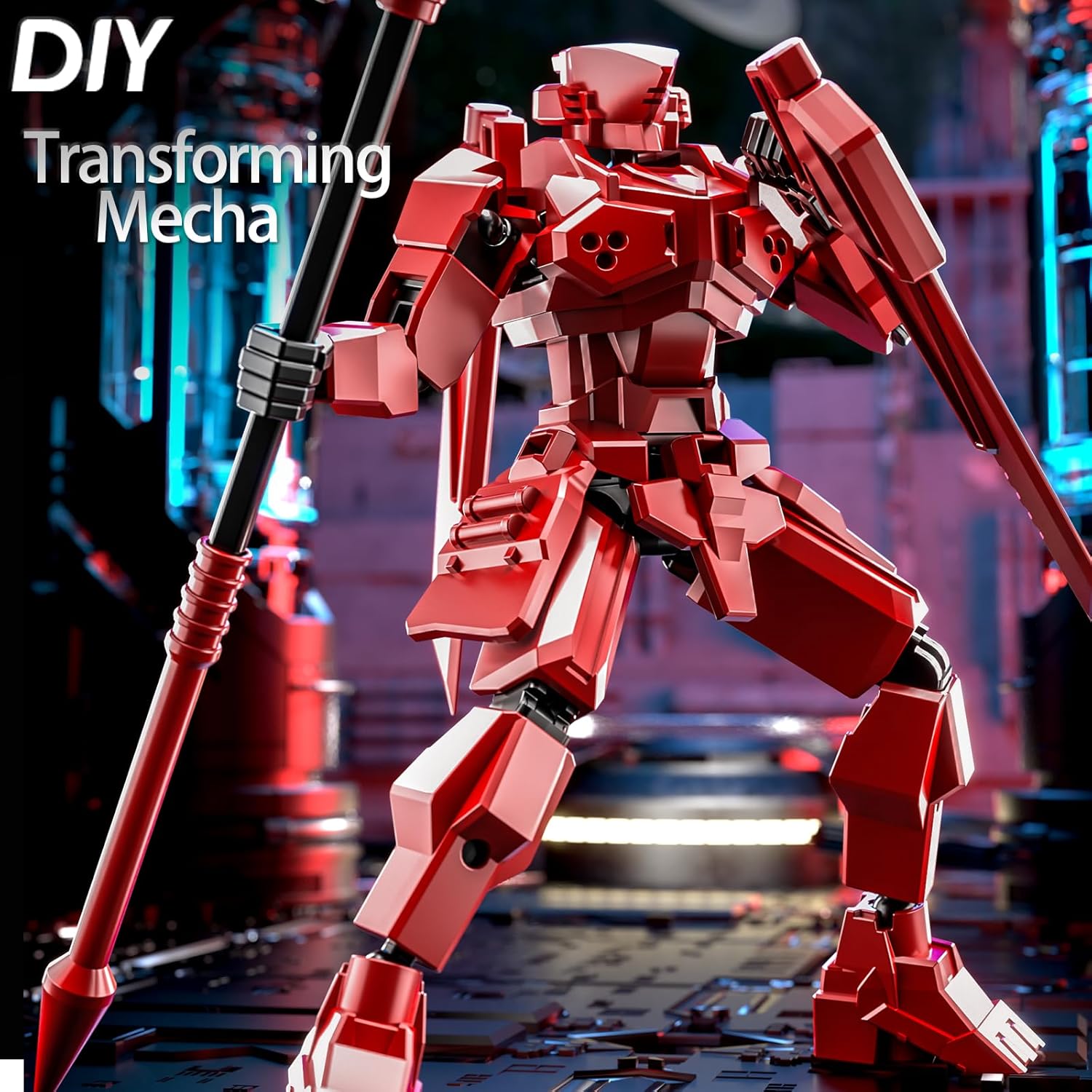 2Pack 5.5" T13 Action Figure Shield Warrior Titan 13 Assembly Completed | All joints are fully articulable and can be locked into fixed positions to facilitate stop-motion animation production. - Image 6