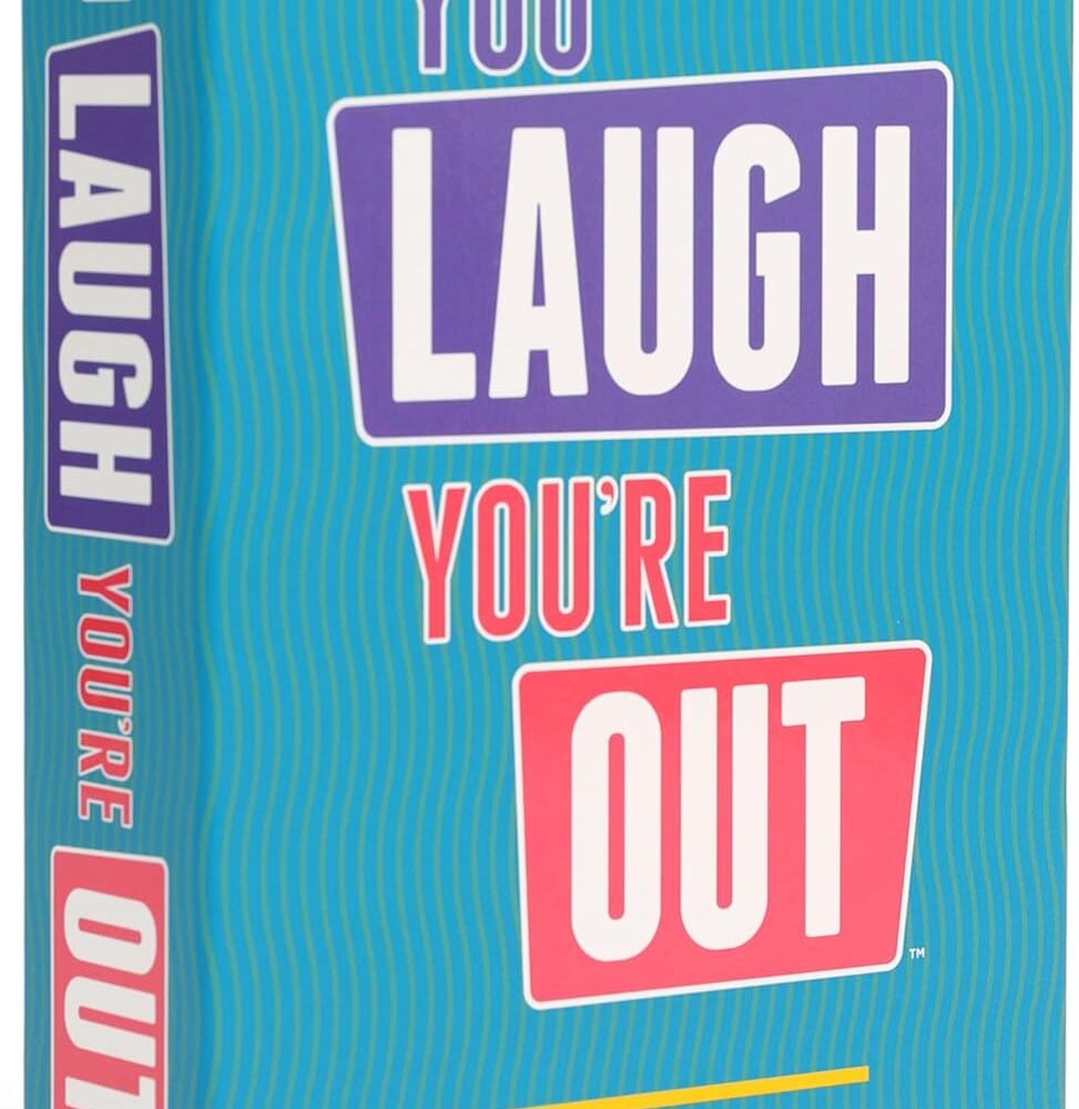 You Laugh You're Out [A Party Game with Hilarious Charades Family Card Games for Adults & Teens | Great Birthday Gift | 125 Prompt Cards Fun for Family Game Nights & Parties | Ages 14+]